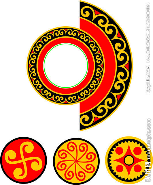 代表彝族象征的图案图片