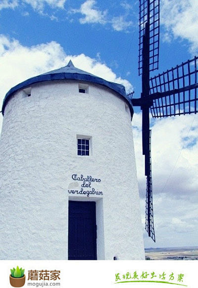 这里是西班牙-康苏埃格拉--风车村,从马德里坐