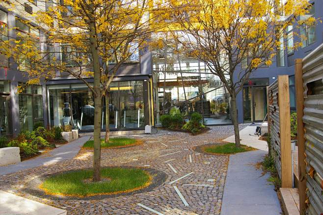 布什维克社区庭院景观castlebraidfactorybyfuturegreenmooool设计