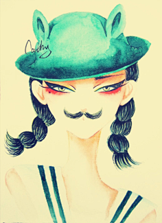 儍了吧喞采集到女