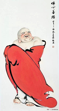 罗汉,弥勒佛-花瓣网|陪你做生活的设计师 | 范曾高清国画作品欣赏