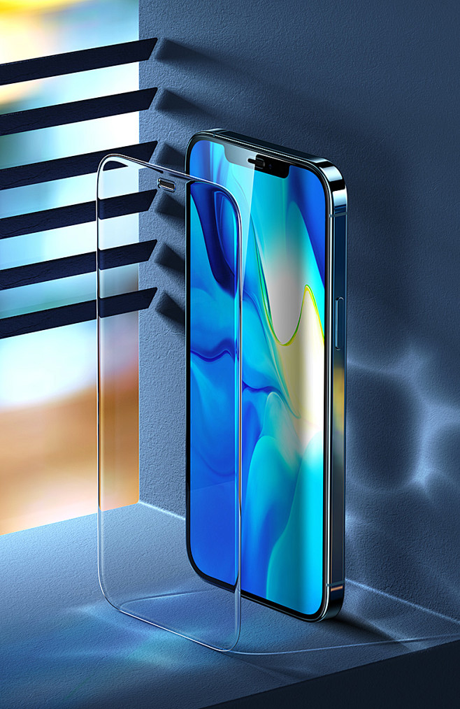 锐舞苹果12钢化膜超薄iphone12promax手机不沾指纹贴膜mini全包全屏