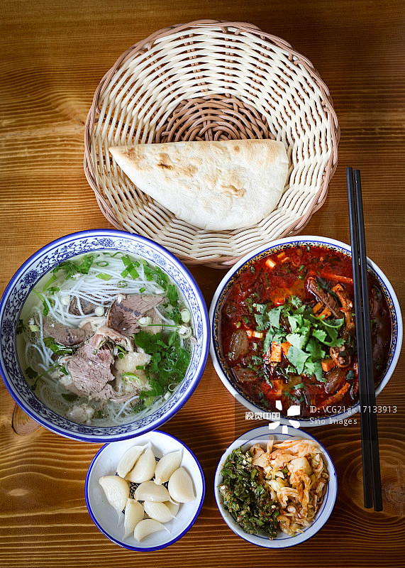 饮食图像摄影彩色图片垂直画幅无人陕西省住宅内部美味小吃羊肉水盆