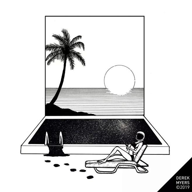 derekmyers针管笔绘画63