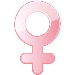 女性符号水晶图标