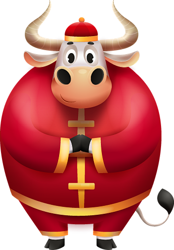 可爱卡通牛牛png免抠图