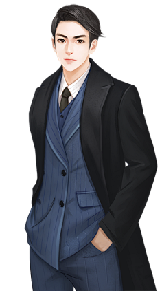 雨果作品集采集到男频人物免抠