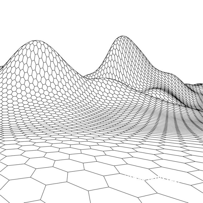 83款時尚酷炫科技感山脈起伏3d立體背景紋理裝飾高清矢量素材eps源
