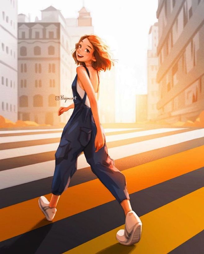 灵感的诞生插画师peijin善于捕捉生活的细节她用温暖的光影和画面描绘