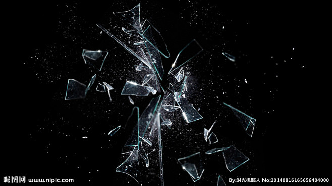 破碎玻璃高清背景