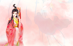 二柒七采集到别馆花深处(古风女)