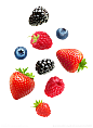 免抠草莓，蓝莓，黑加仑