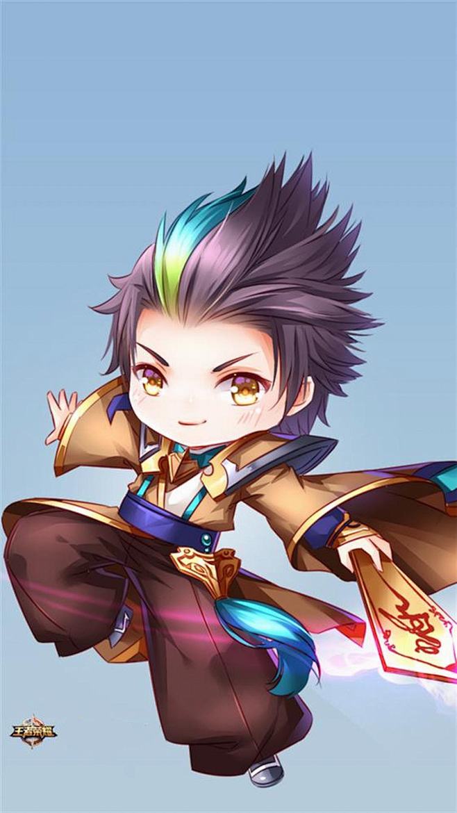 com 卡通q版王者荣耀可爱手机壁纸_查看原图_ 285868.com