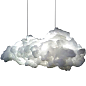 现代简约漂浮白云朵创意个性艺术儿童房卧室酒店蚕丝工程装饰吊灯-淘宝网