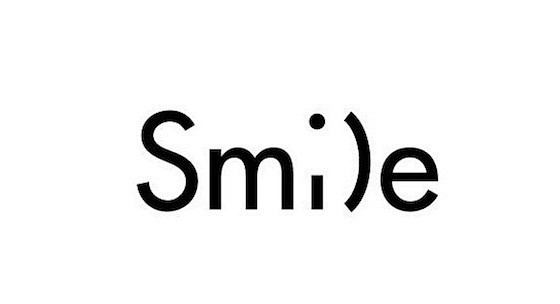 字体设计英文字体象形英文smile