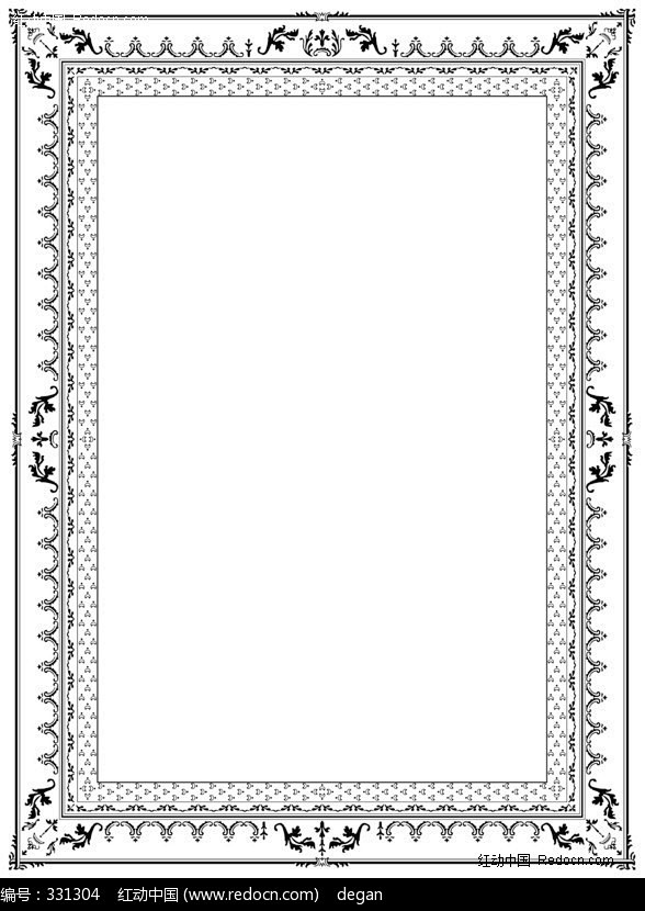 日本素材花纹花边边框相框04矢量图 编号 边框相框 花纹边框 矢量素材