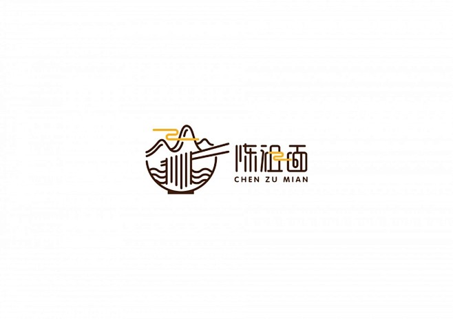 陈祖面logo标志面条logo标志