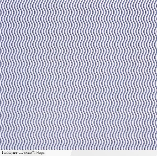 蓝白波浪纹