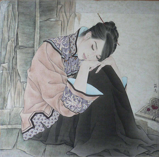 赵建成写意人物女性篇