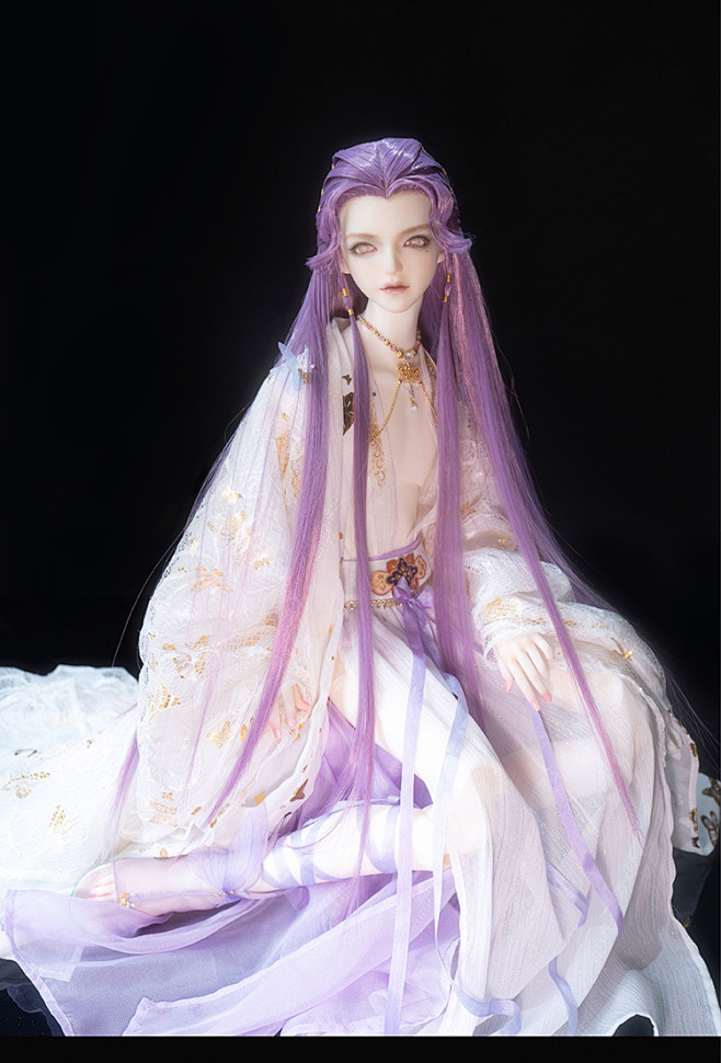 蜃楼bjd古风古装造型发百媚神Ⅱ手勾三尖造型发yu定淘宝网