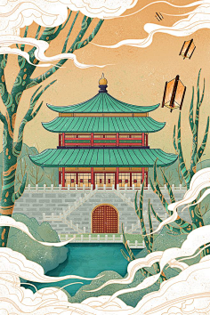 美伢_采集到插画参考
