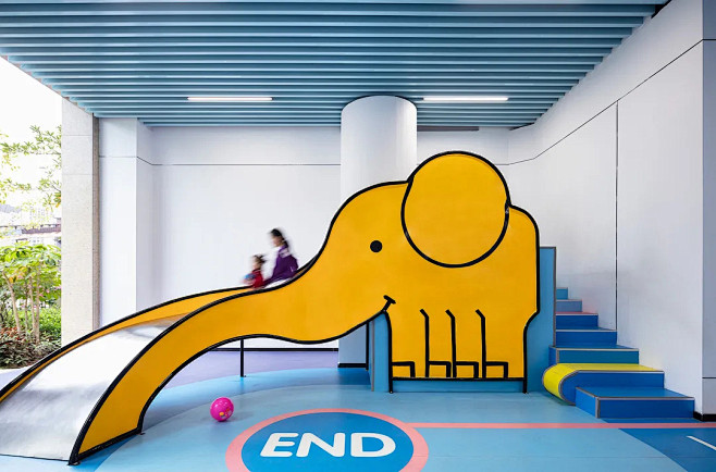 大象鼻子滑滑梯幼儿圆