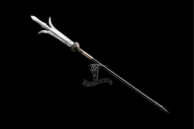 龙泉剑三尖两刃二郎神杨戬兵器刀纯钢锻造影视道具镇宅家居未开刃淘宝