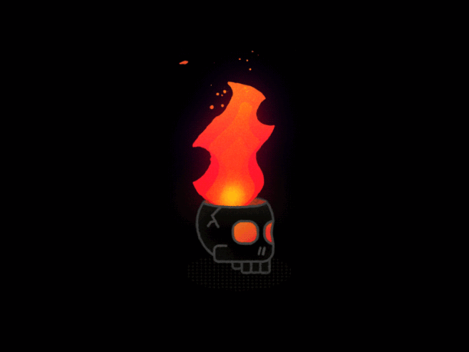 采集于2017-03-16 10:45:50fire skullinboard卷耳猴同采自dribbble
