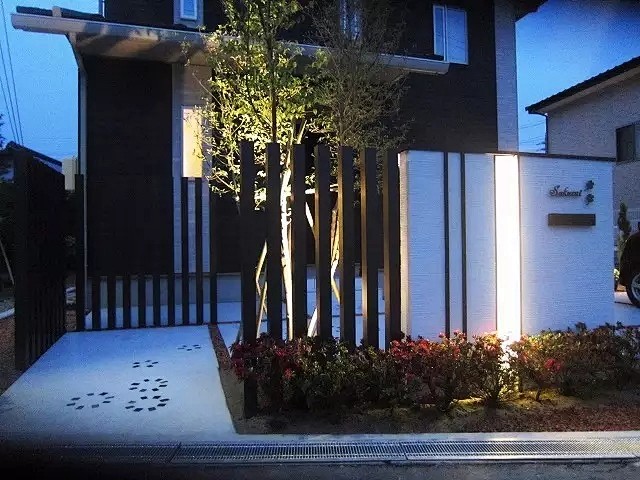 入户景观别墅大门景墙