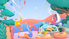 她★采集到插画/手绘/壁纸