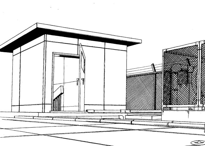 场景线稿之现代建筑