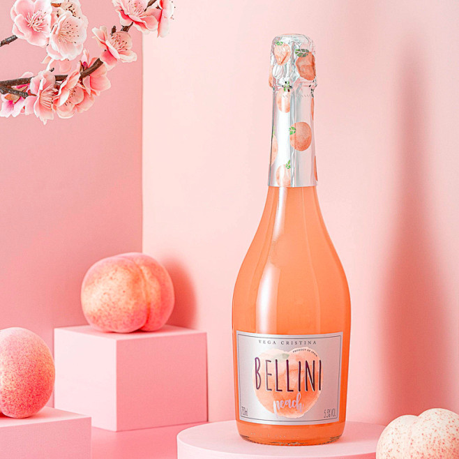 醉鹅娘贝利尼桃子酒觅桃成熟时女士酒高颜值甜果酒单支