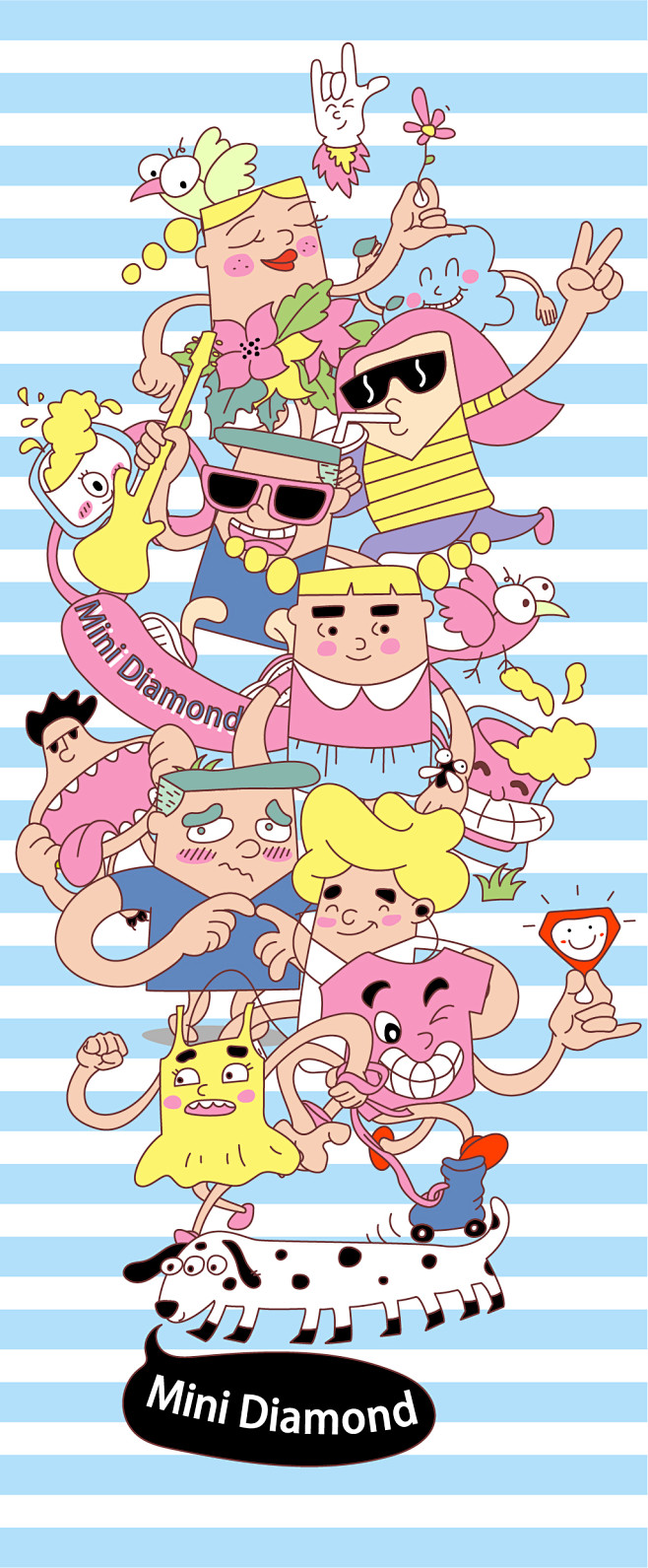 济南青岛童装插画