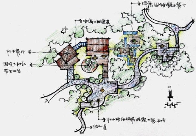 景观设计概念草图