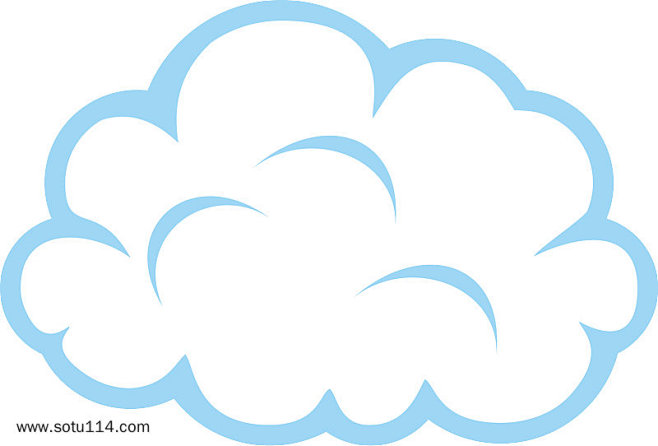 儿童简笔云彩云朵