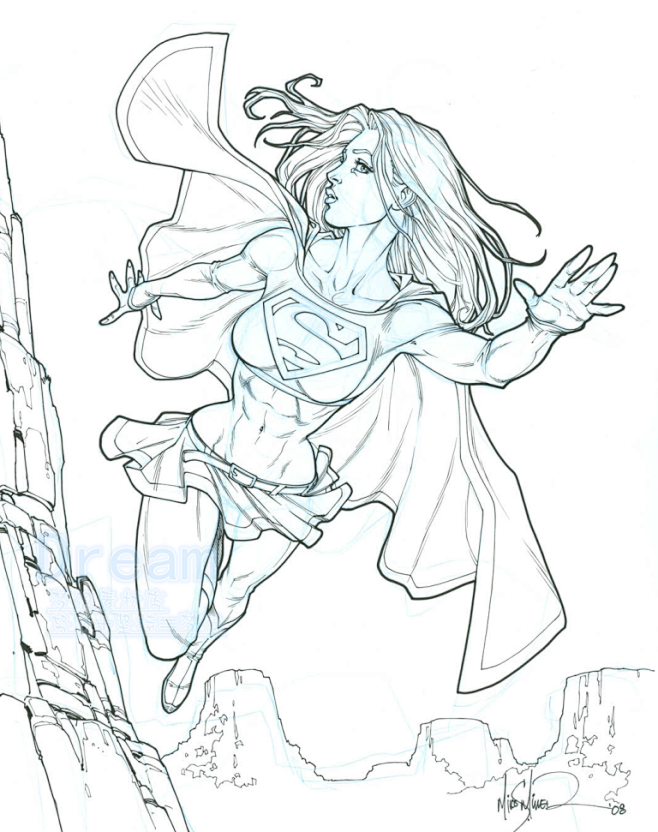 09:37:47dc漫画 女超人线稿 手稿美漫类cgdavid同采自item