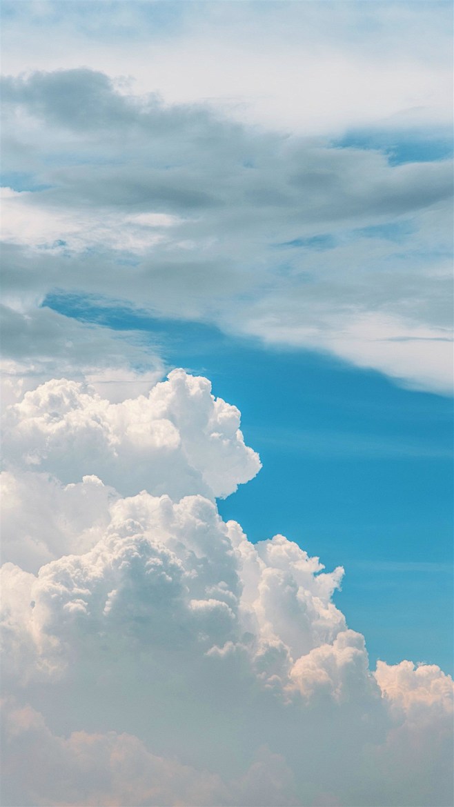 藍天白雲高清圖片個性手機鎖屏壁紙1080x1920