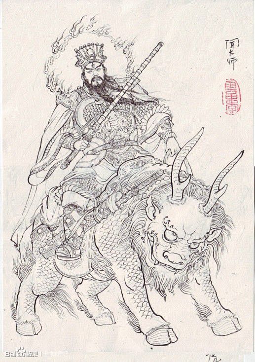 封神演义人物白描封神榜吧百度贴吧