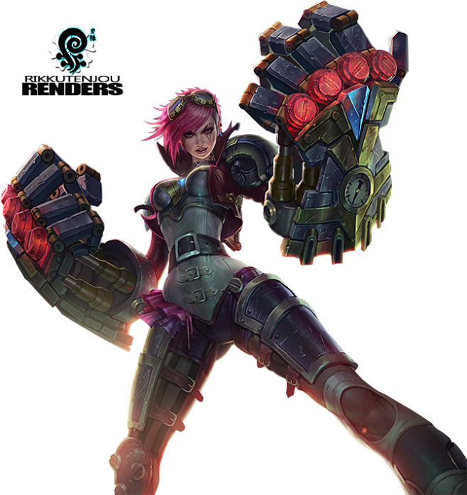 League of Legends Vi Render by RikkuTenjouSs on deviantART