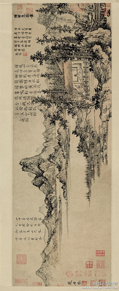 senne-wk采集到山水画/油画/素描/速写/色彩/粒粉贴金