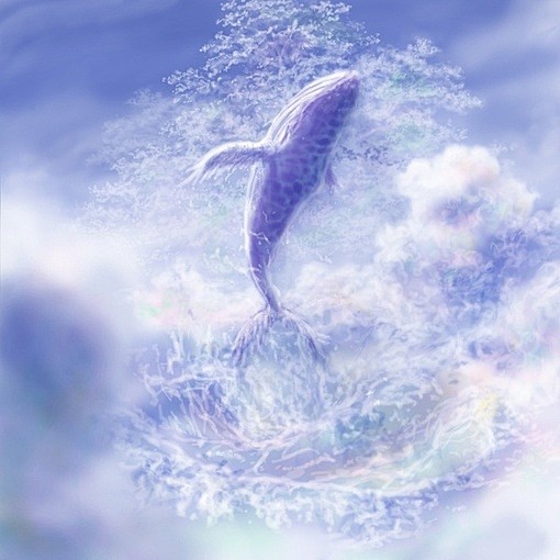 那些关于鲸鱼的插画很唯美很温馨