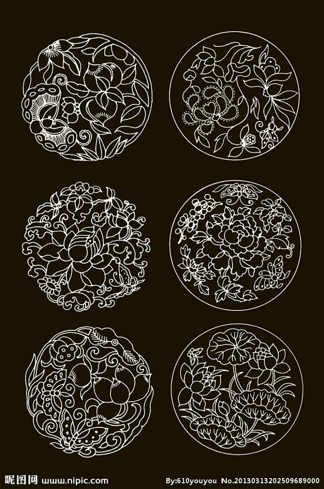 吉祥纹样团花大图点击还原