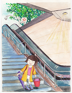西米_鹿采集到西米鹿的插画本子