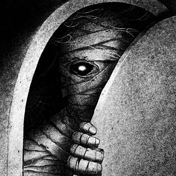 brianluong超现实主义黑白插画欣赏