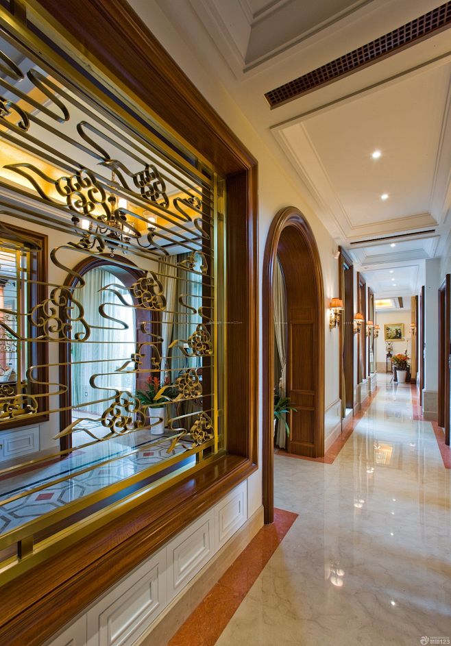 80平米样板房门框包边装修效果图