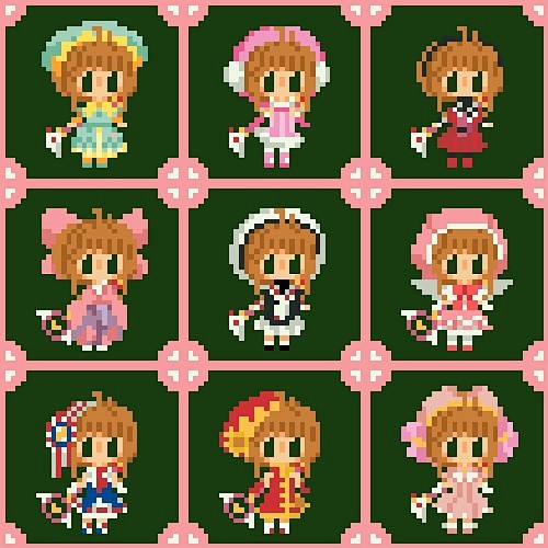 拼豆豆##拼豆小能手##魔卡少女樱##百变小樱#童年的记忆啊(暴露年龄