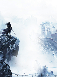 仙侠底图#by晴空咖啡#素材来源网络,侵删js-damon采集到武侠落地页