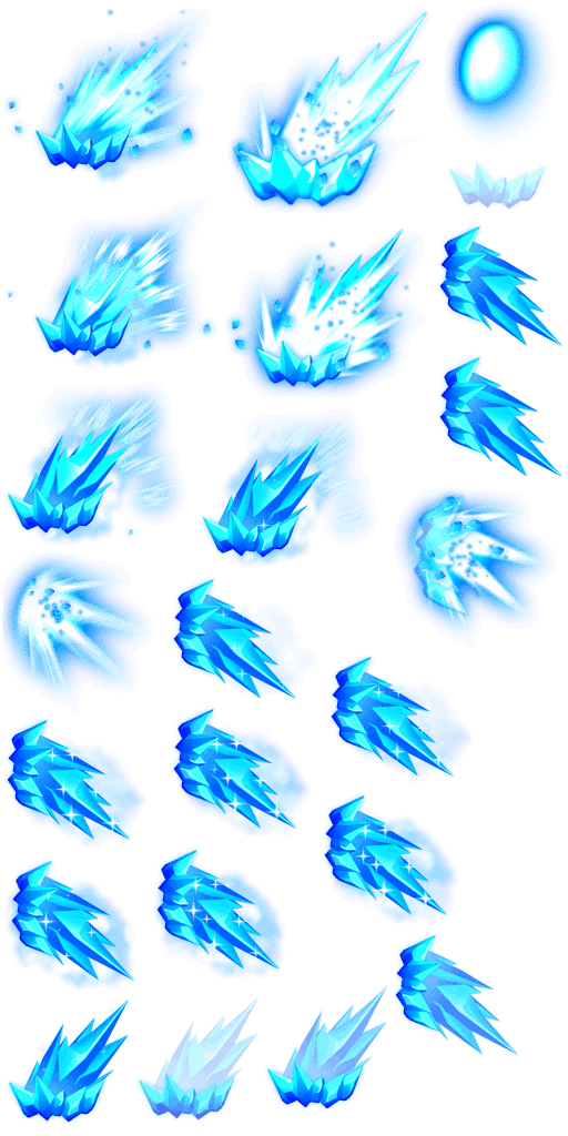特效 buff技能 装备流光 法术光效 游戏美术资源 q版手游素材 连帧 序