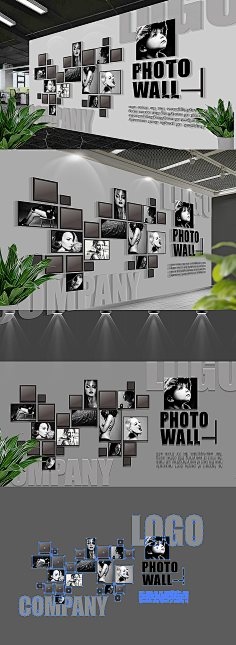 photo wall(照片牆)-花瓣網|陪你做生活的設計師 | 形象牆 公司形象牆