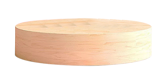 圆柱形 木头台面